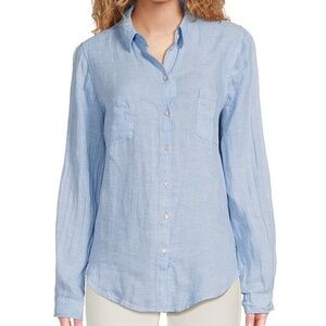 Lilly Pulitzer Sea View linen shirt